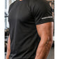 Erkek Nem Emici Hızlı Kuruma Atletik Teknik Performans Spor T-shirt